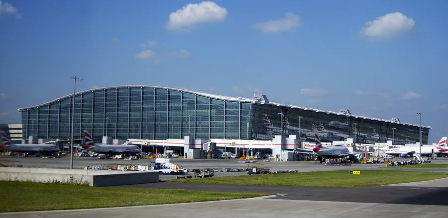 Airport arrivals terminal