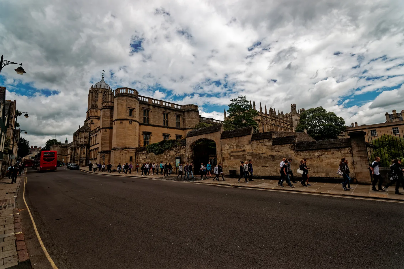 Tom Tower above the main gate of Christ Church on St Aldates, Oxford